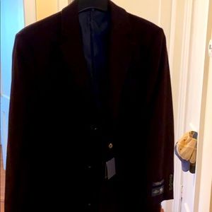 Hart Schaffner Marx cashmere jacket-oxblood